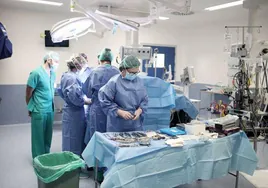 Un equipo médico se prepara para realizar una intervención quirúrgica.