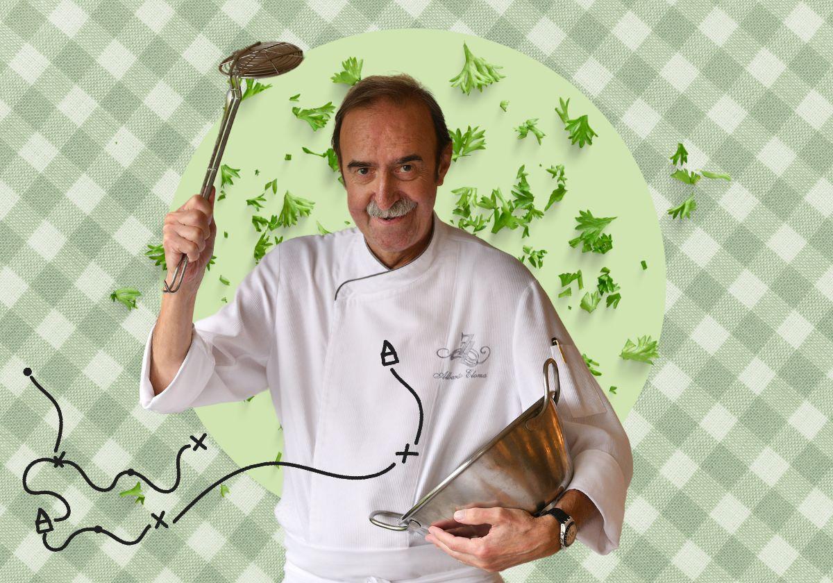 Alberto Elorza, del Zelai Zabal de Oñati, es el embajador gastronómico para la comarca de Alto Deba.