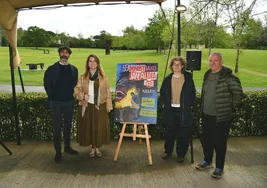 Mikel Chillida, Mireia Massagé, Esther Fernandino y Miguel Martín en la presentación de los concierto