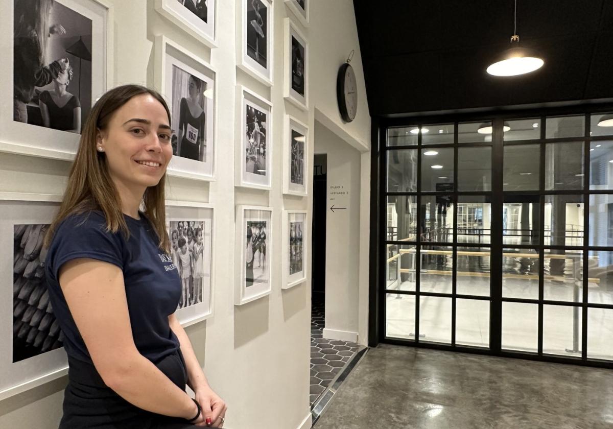 Amaia Leiza en Basque Ballerina, en Hondarribia.