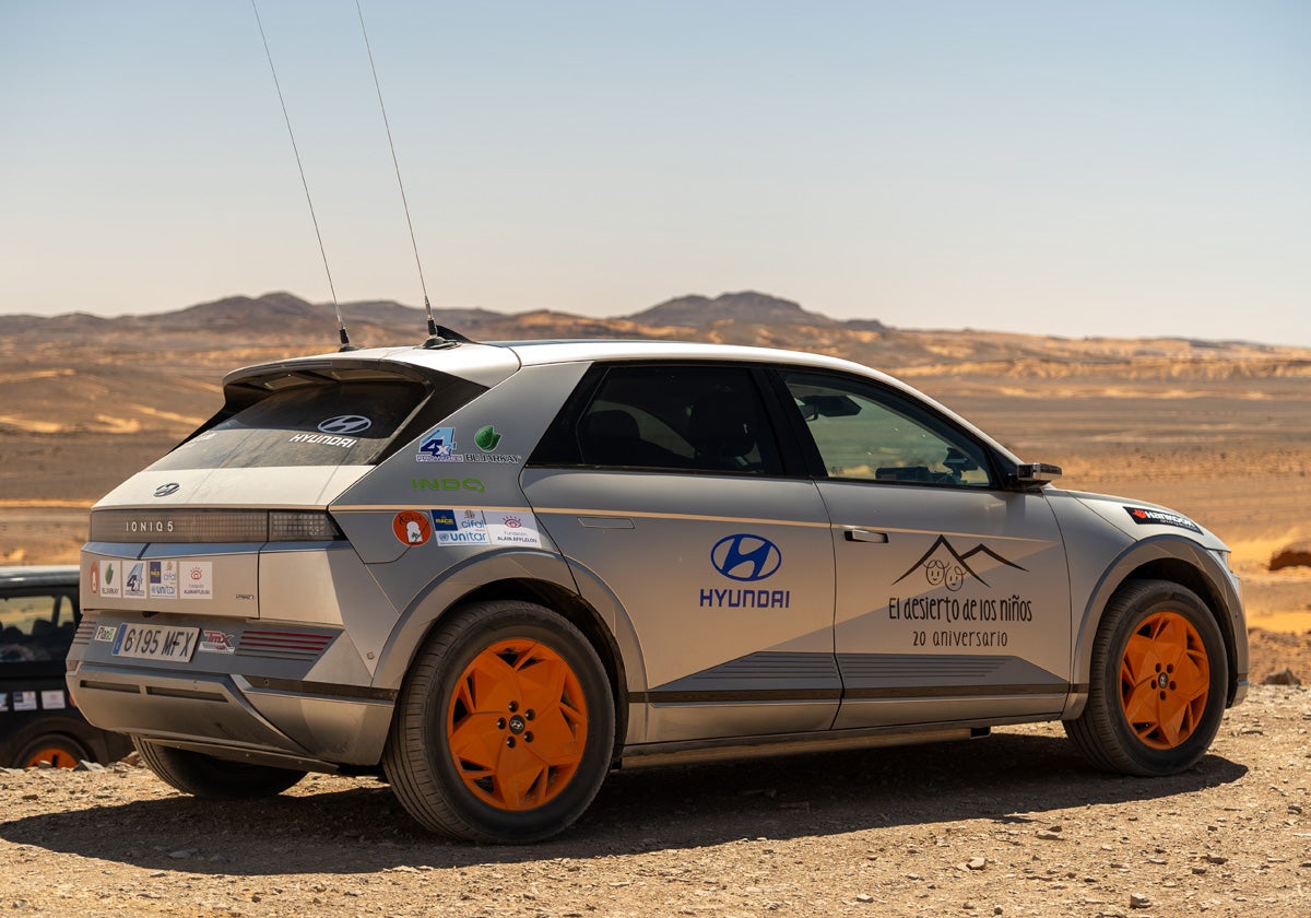 El Hyundai IONIQ 5, 100% eléctrico, demostró ser el auténtico guía de la caravana