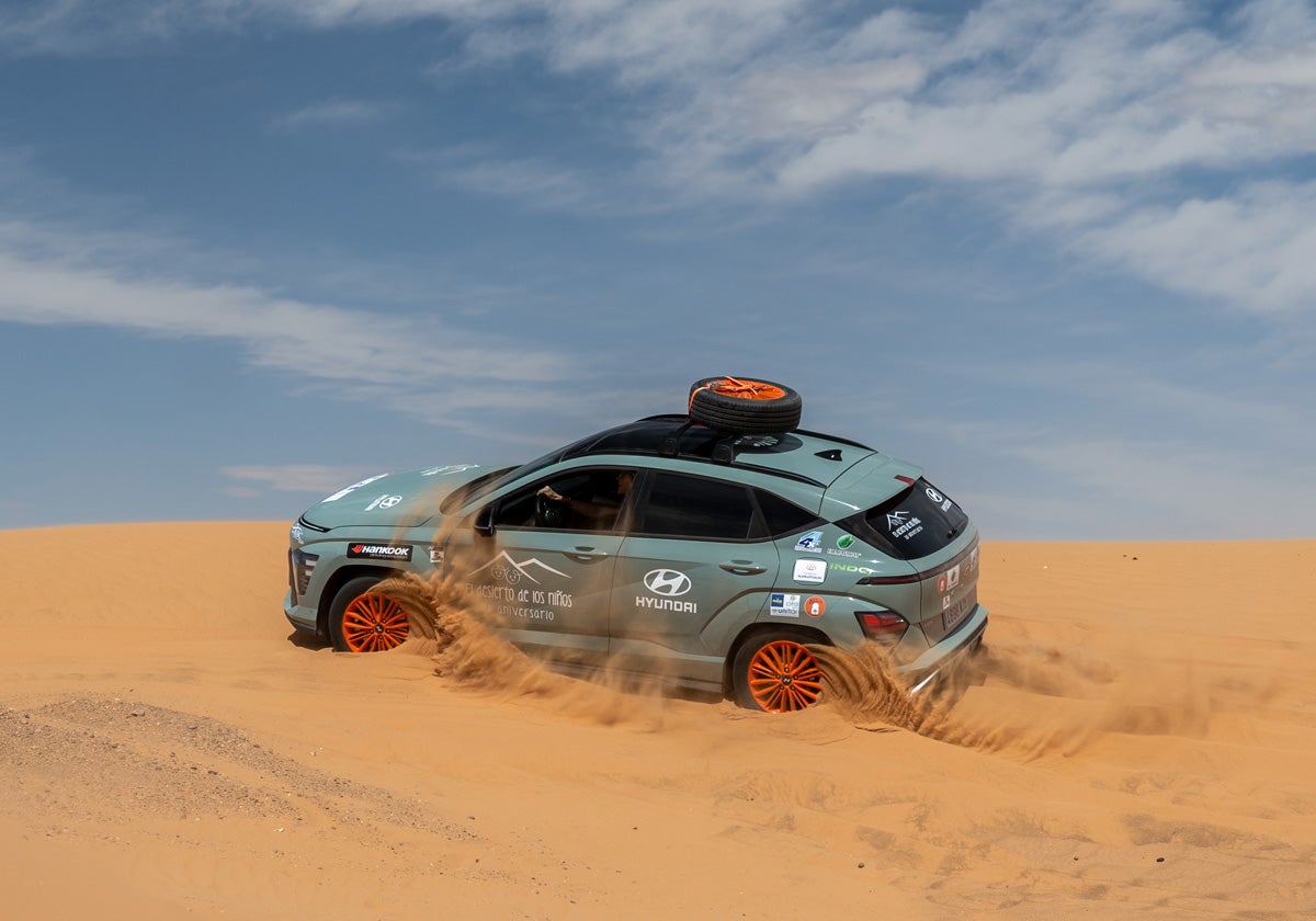 El nuevo Hyundai KONA se adaptó perfectamente a los arenales del desierto
