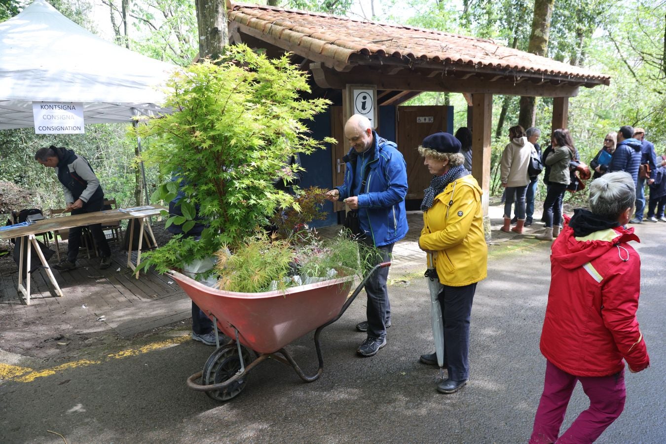 Miles de personas visitan la Feria de Plantas de Iturraran