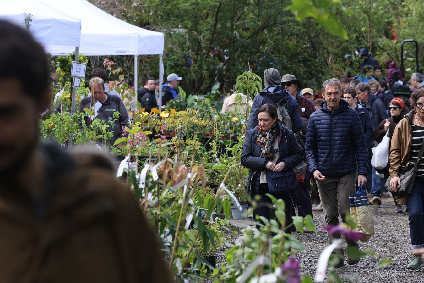 Miles de personas visitan la Feria de Plantas de Iturraran