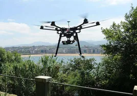 Gipuzkoa cuenta con unas 1.200 licencias para volar drones, un 86,6% más que hace dos años