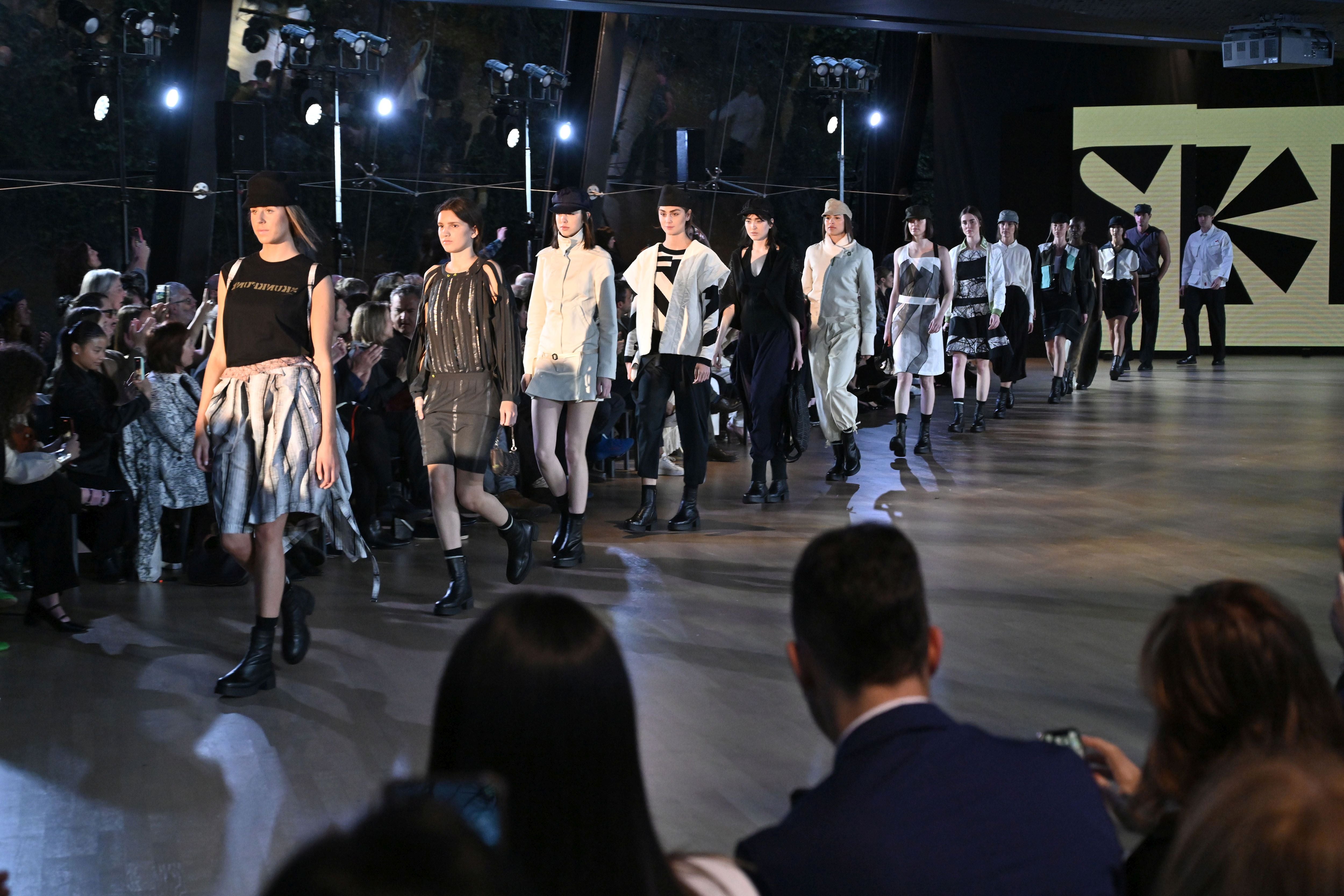 El desfile de SKFK en Getaria