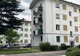 Edificio incendiado.