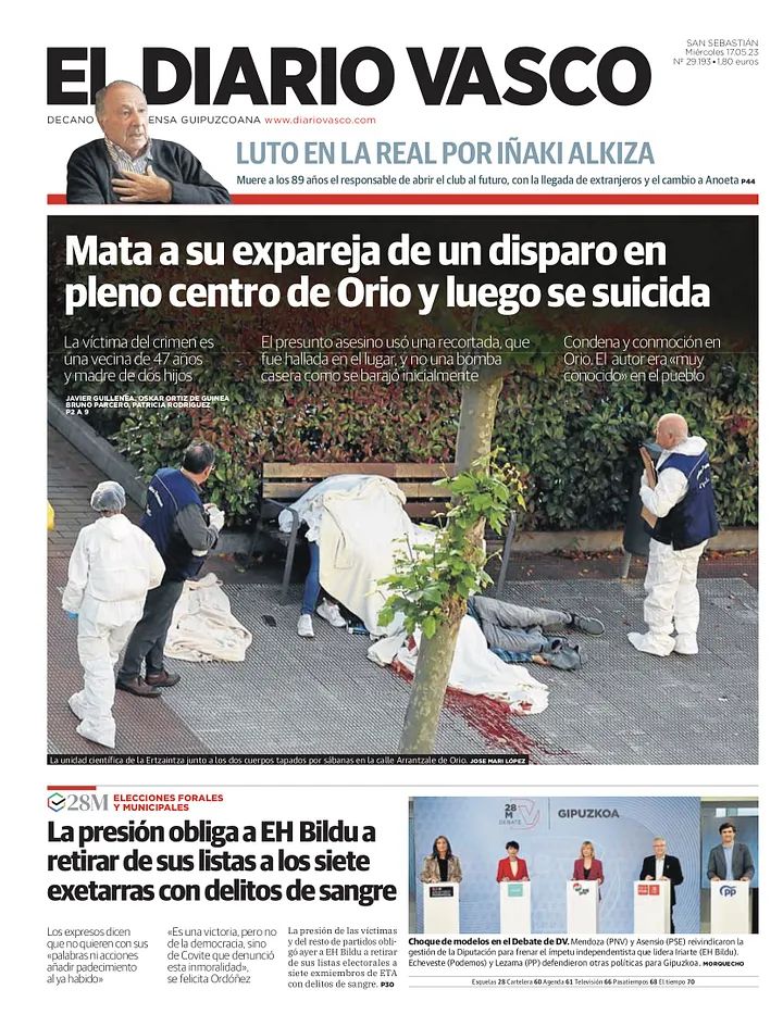Asesinato de Lourdes en Orio