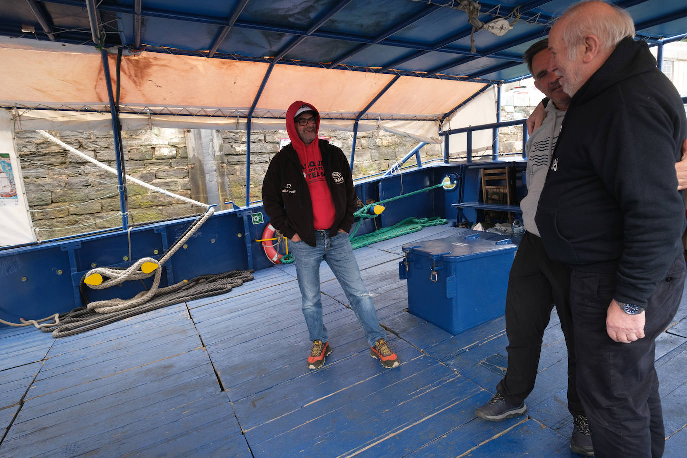 Una visita al interior del &#039;Aita Mari&#039;