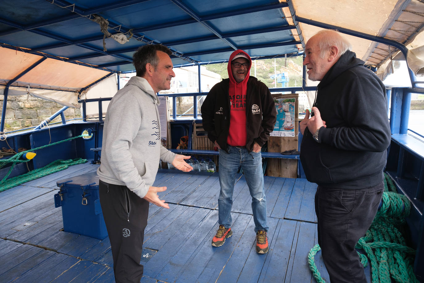 Una visita al interior del &#039;Aita Mari&#039;