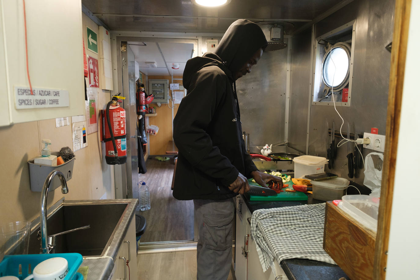 Una visita al interior del &#039;Aita Mari&#039;