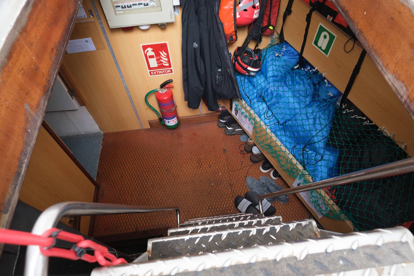 Una visita al interior del &#039;Aita Mari&#039;