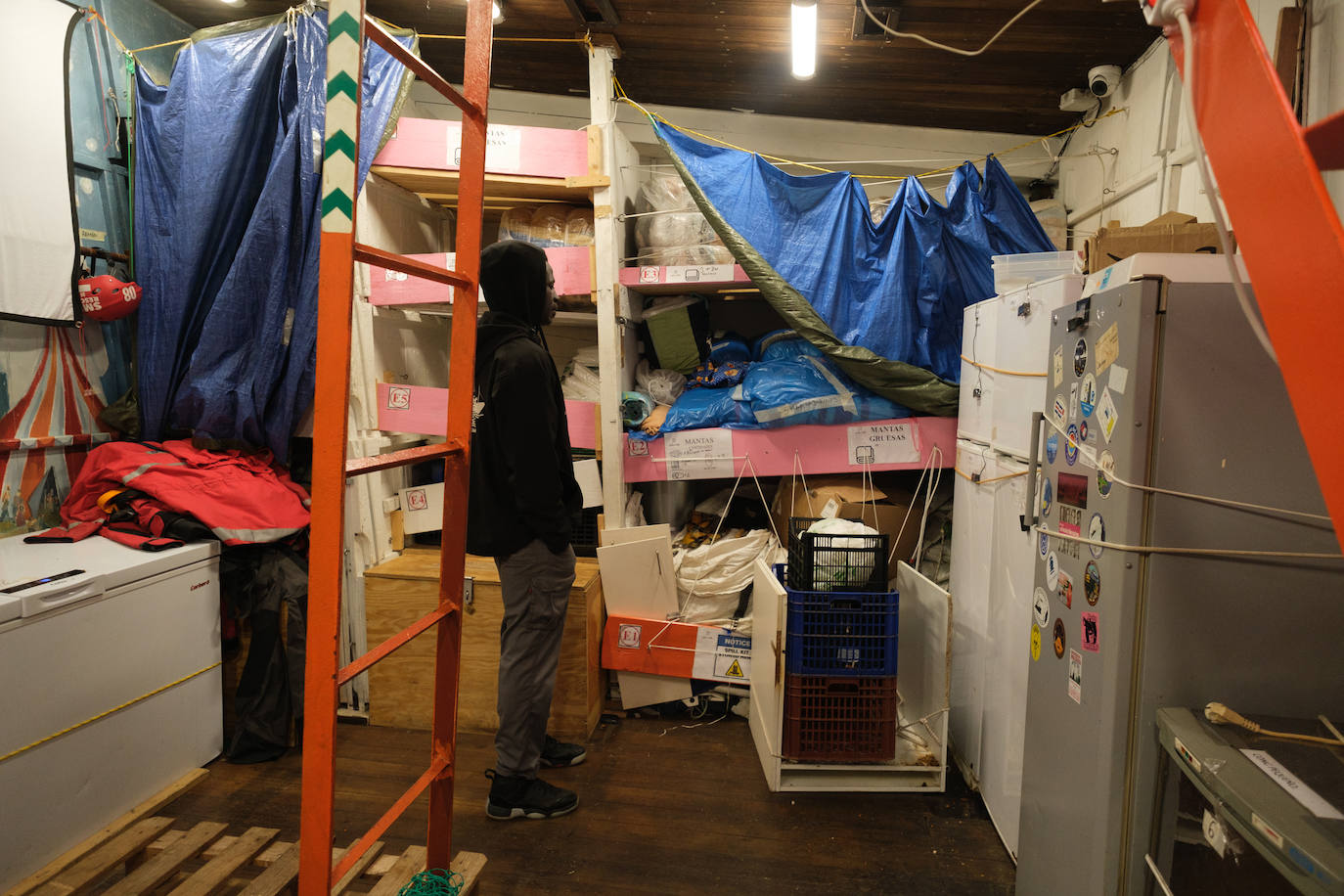 Una visita al interior del &#039;Aita Mari&#039;