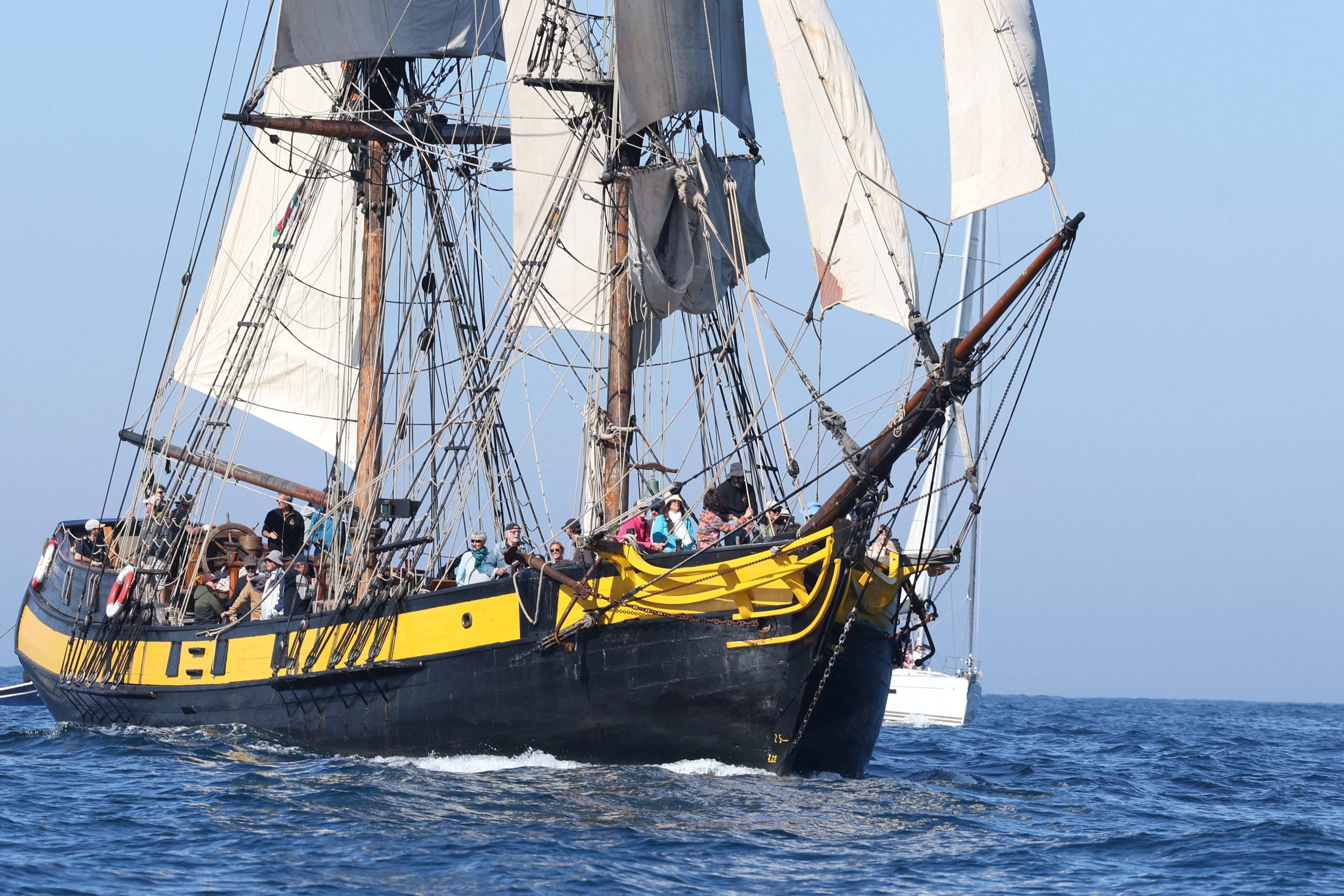 Las mejores imágenes de la entrada de los barcos en la bahía