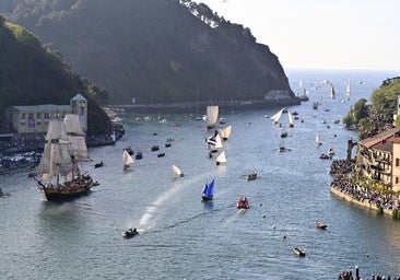 Las mejores imágenes de la entrada de los barcos en la bahía