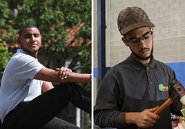 Hamza Nouali y Achraf Najib.