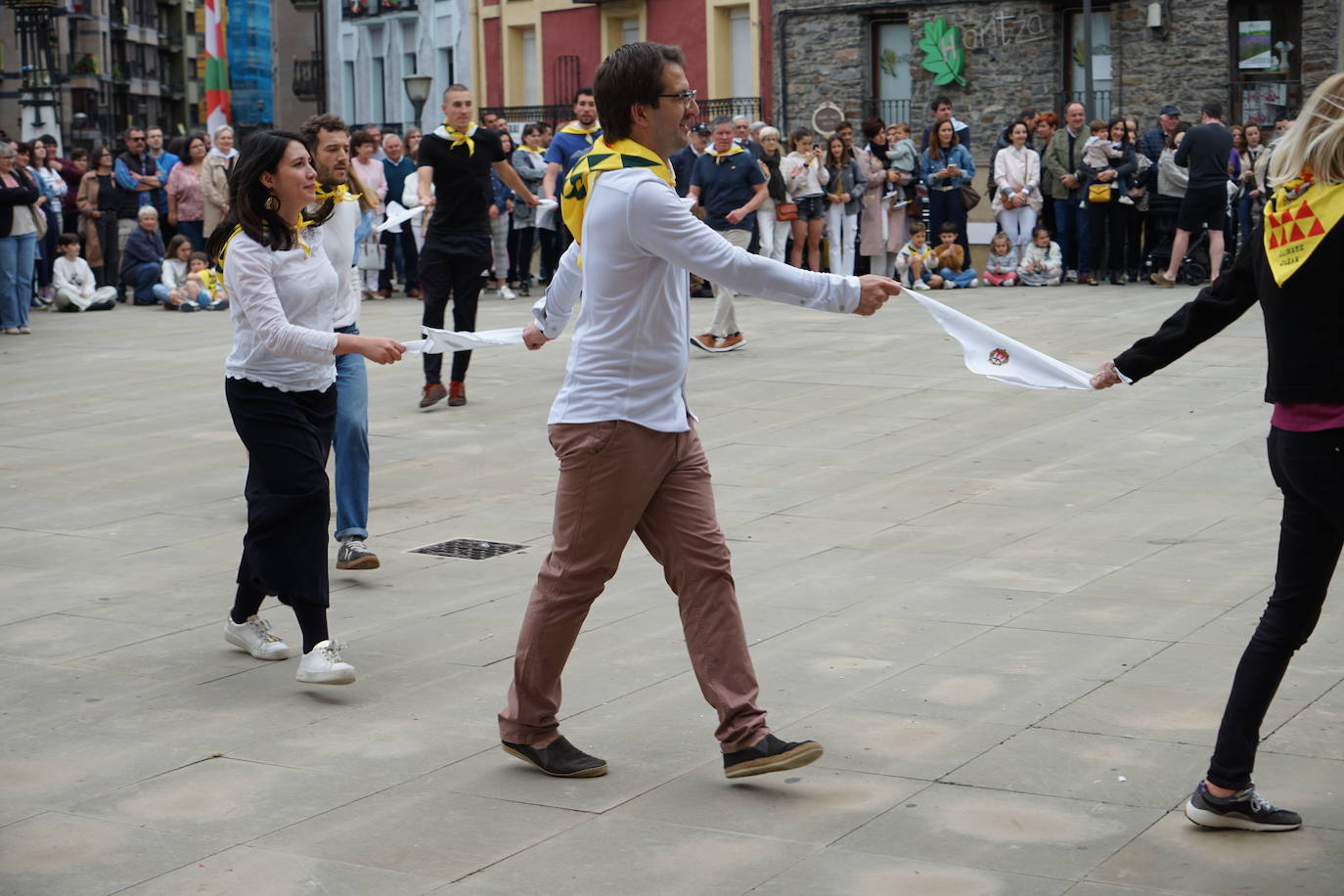 La Sokadantza del primer domingo de las fiestas de Loinaz