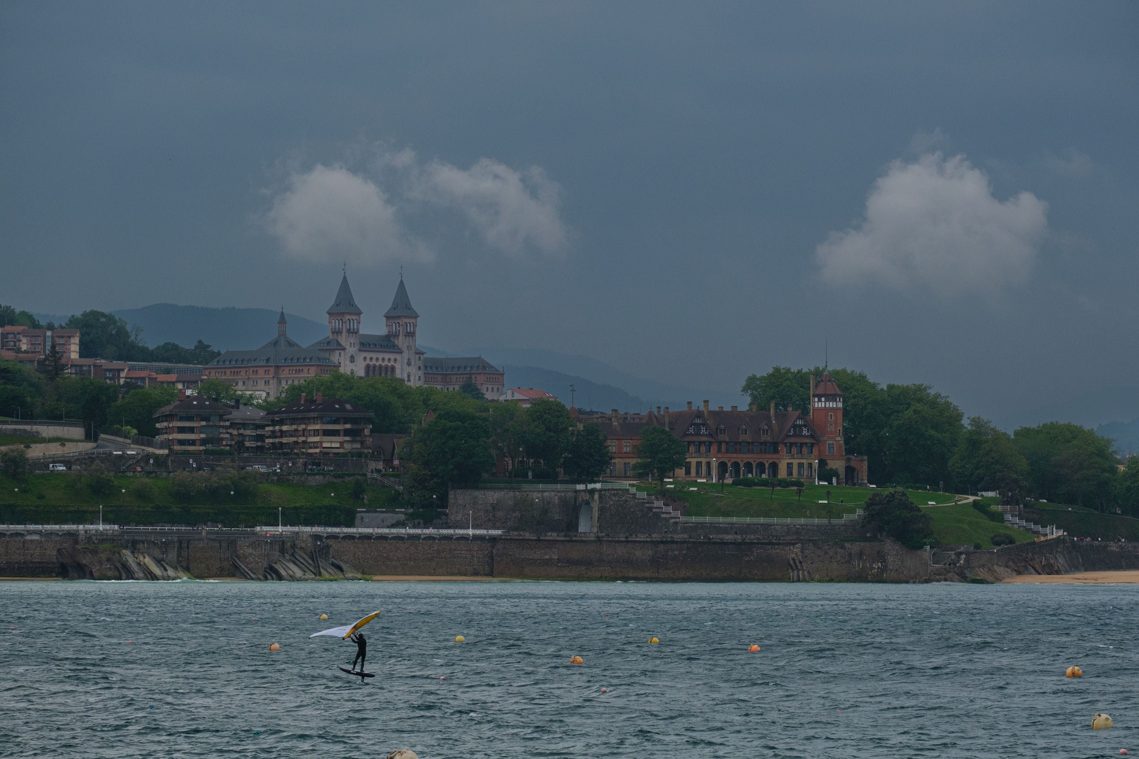 Las imágenes de la tormentas en Gipuzkoa