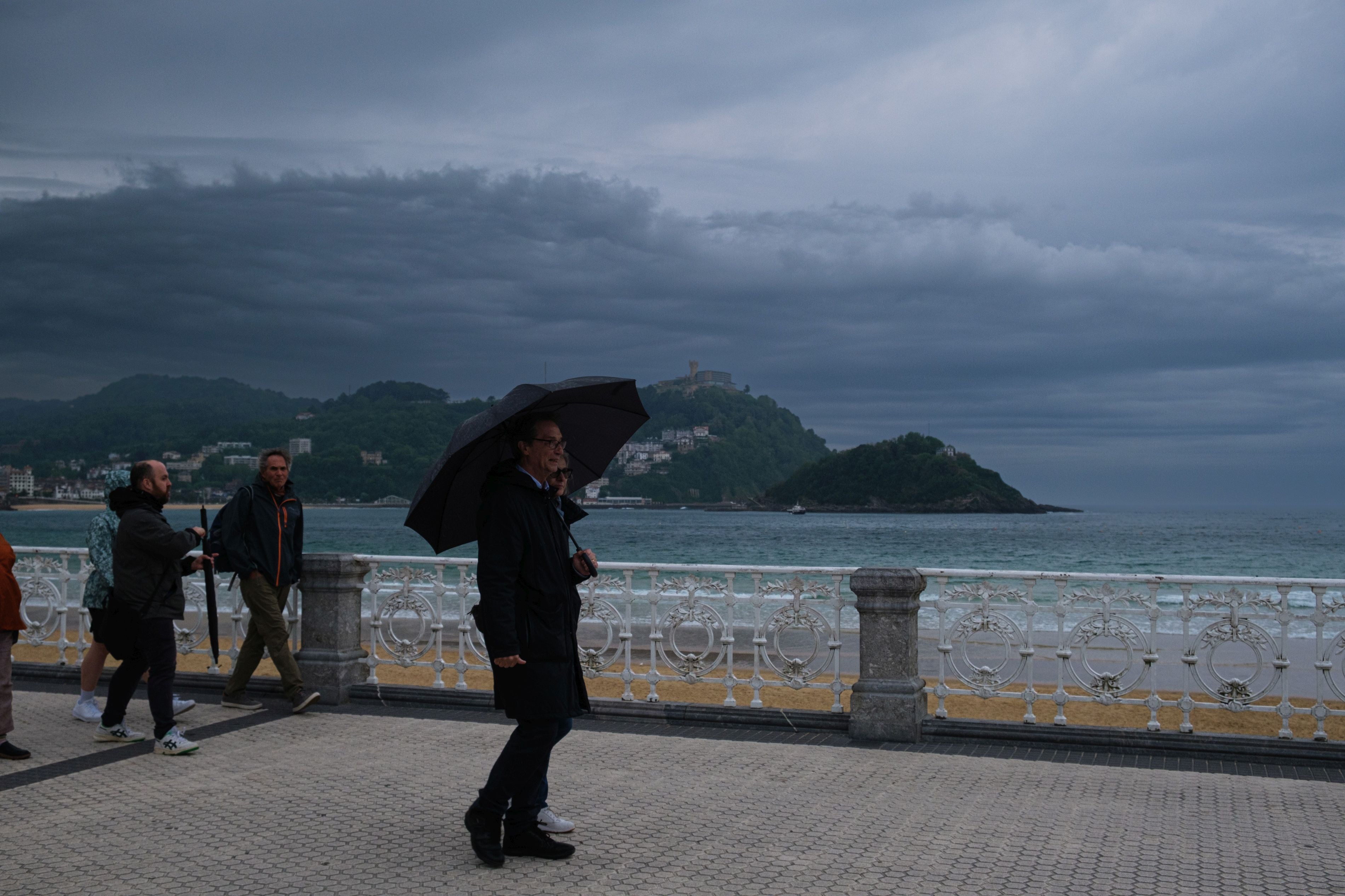 Las imágenes de la tormentas en Gipuzkoa