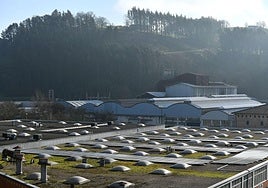 Pabellón empresarial en Gipuzkoa.