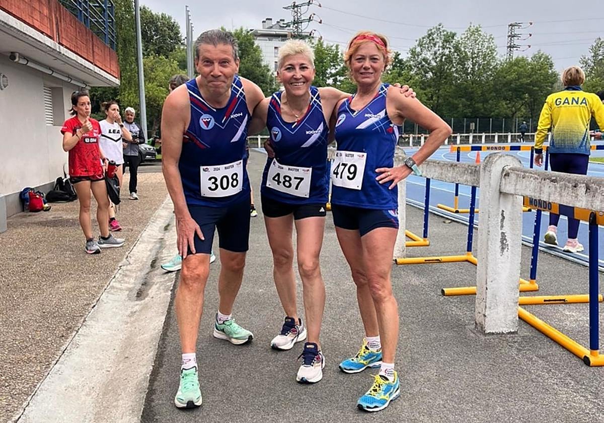 Emiliano Martin, Ana Isabel Pineda y Esther Estefanía.