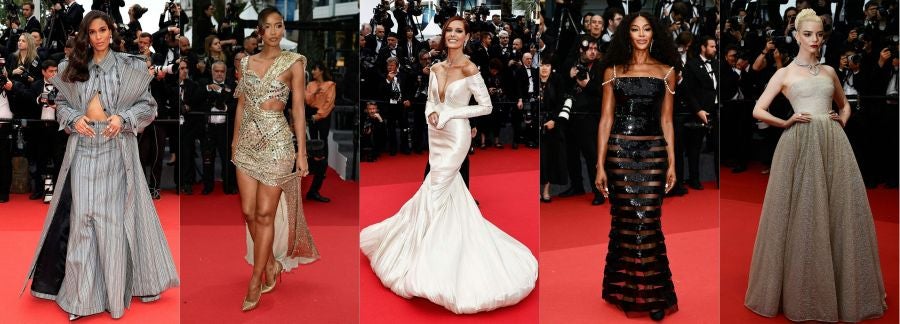 Glamour en la alfombra roja de Cannes