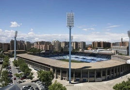 Lugar elegido para el meeting point de los seguidores de la Real en Zaragoza.