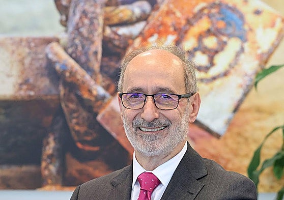 Eduardo Junkera, en la sede de Adegi