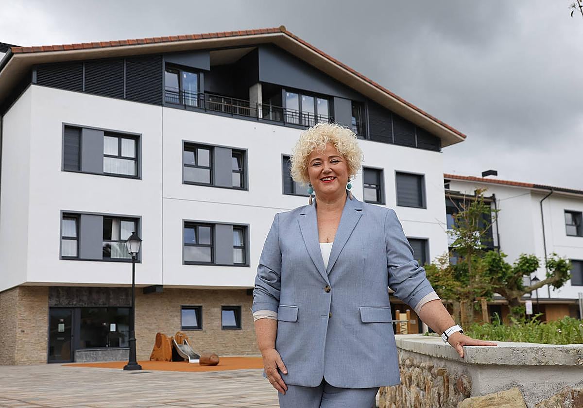 Maite Peña, esta semana en Usurbil.