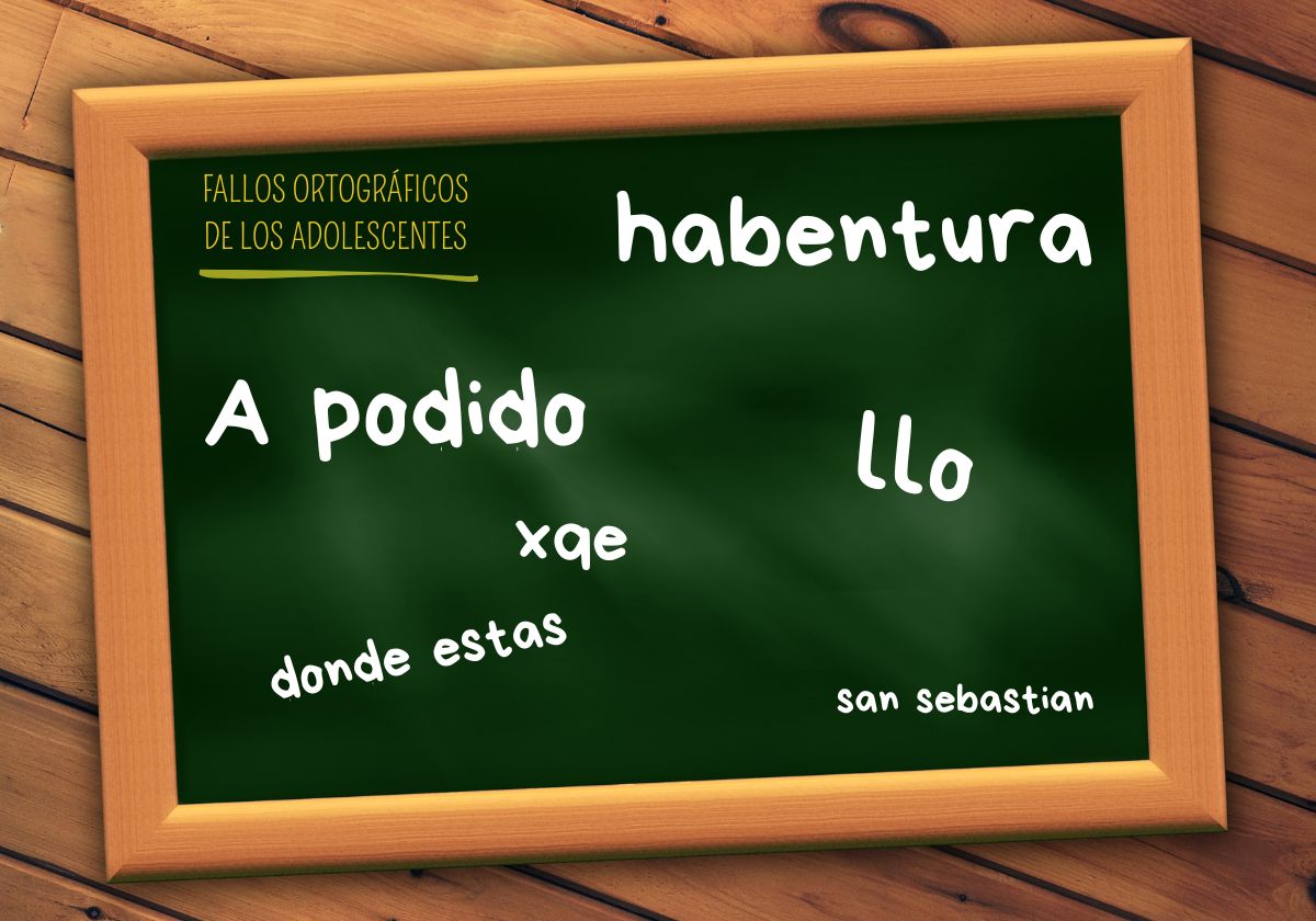 «Hay chicos de 16 años que escriben 'llo', en lugar de 'yo'»