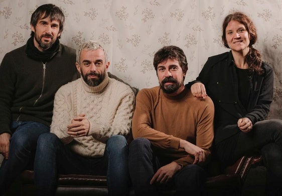 El equipo de 'Forever' de Kulunka, Iñaki Rikarte, Edu Cárcamo, José Dault y Garbiñe Insausti.