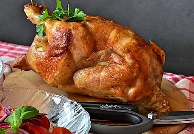 El pollo asado, el rey del Zalla.