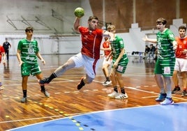 Ander Elustondo, jugador del sénior masculino.