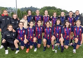 Plantilla ganadora del campeonato de Gipuzkoa.