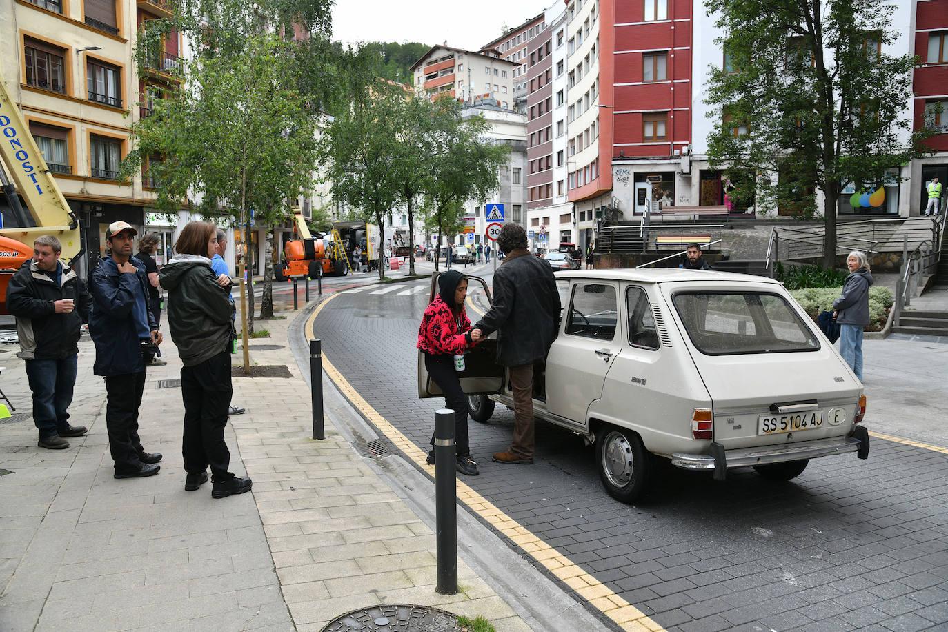 Rodaje en Eibar de la película de Díaz Yanes