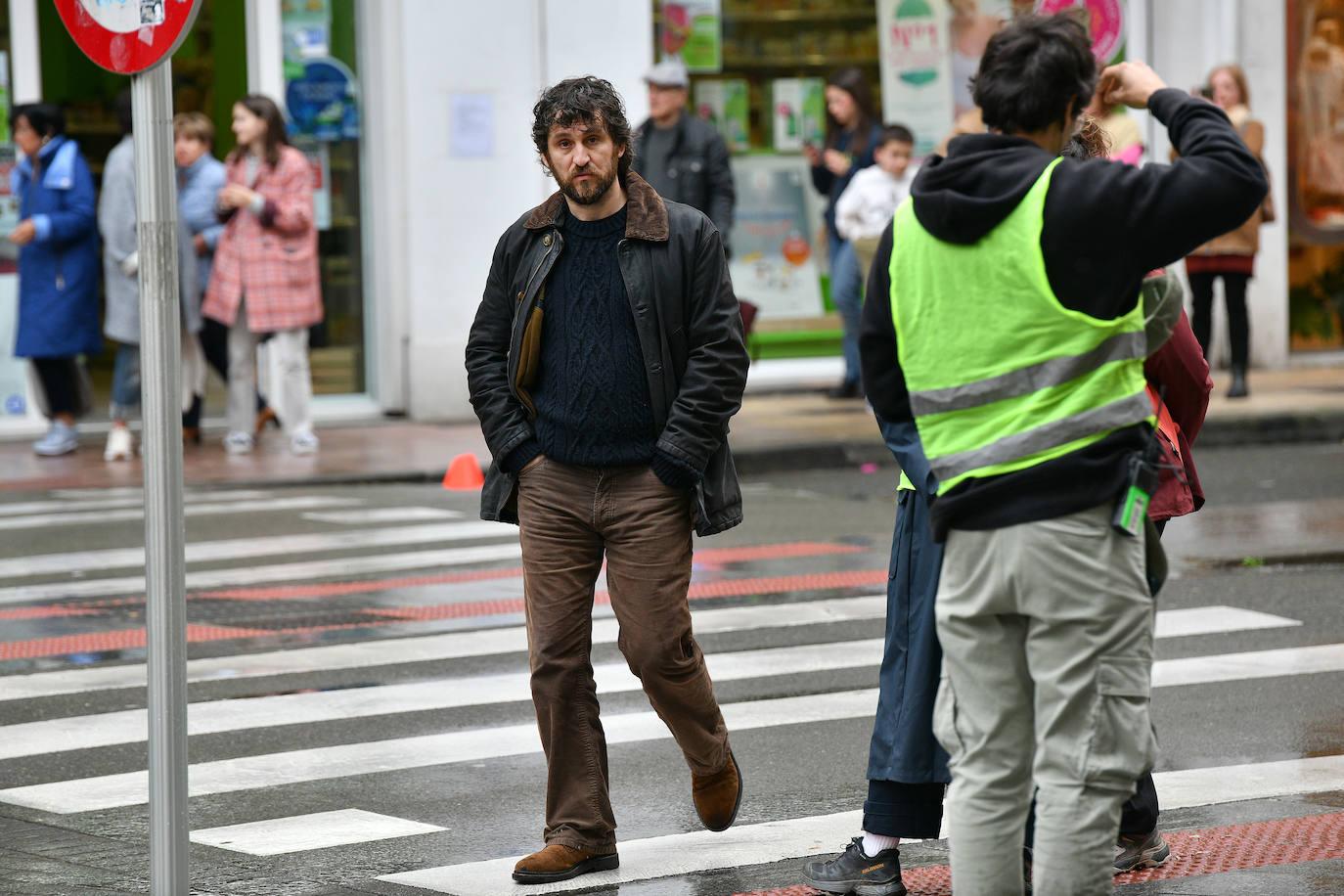 Rodaje en Eibar de la película de Díaz Yanes
