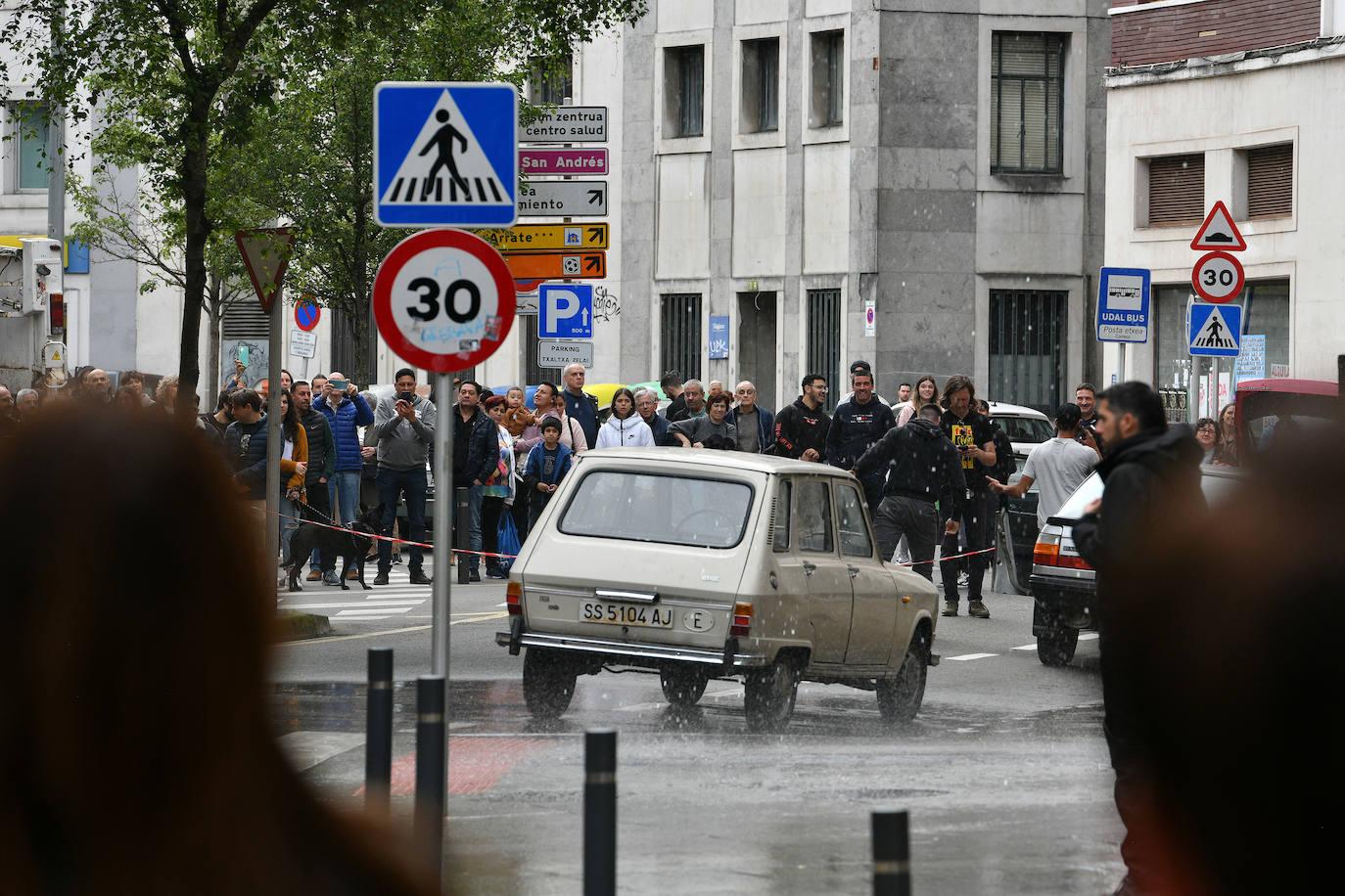 Rodaje en Eibar de la película de Díaz Yanes