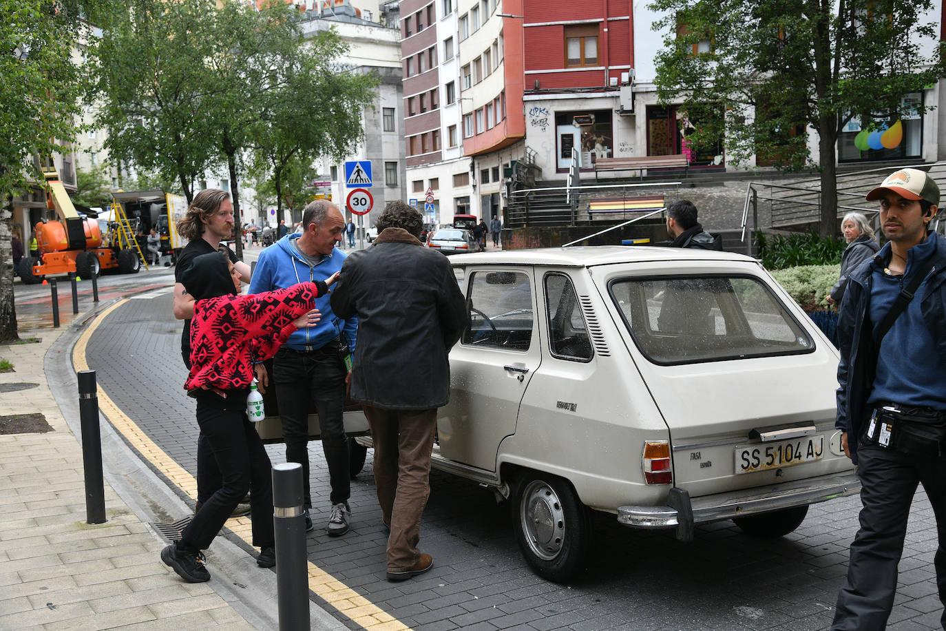 Rodaje en Eibar de la película de Díaz Yanes