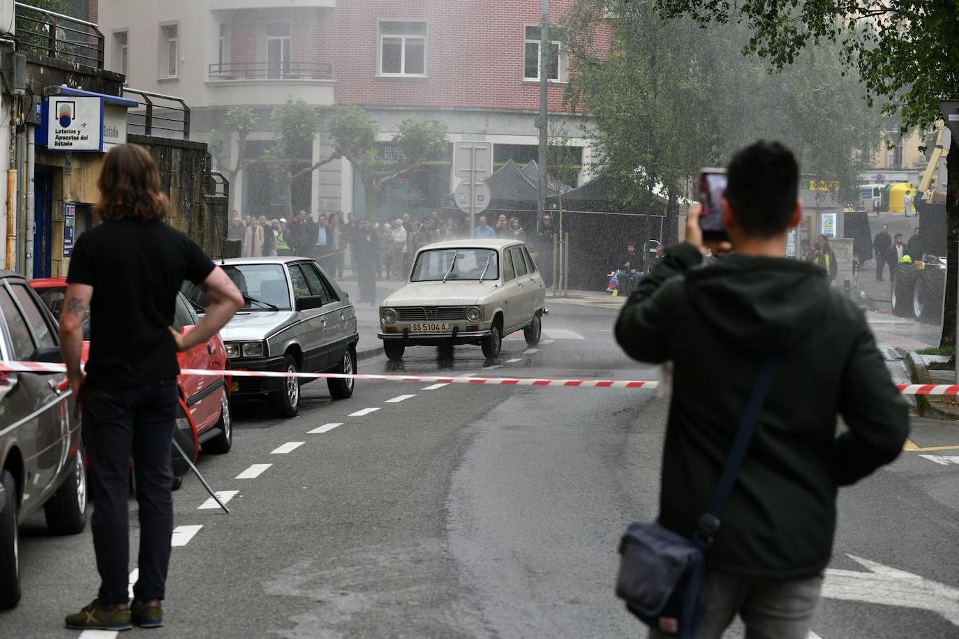 Rodaje en Eibar de la película de Díaz Yanes