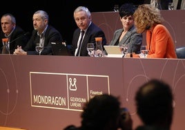 Ucín, durante la presentación de los resultados del Grupo.