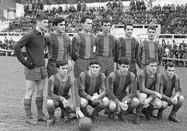 Foto histórica del SD Eibar.
