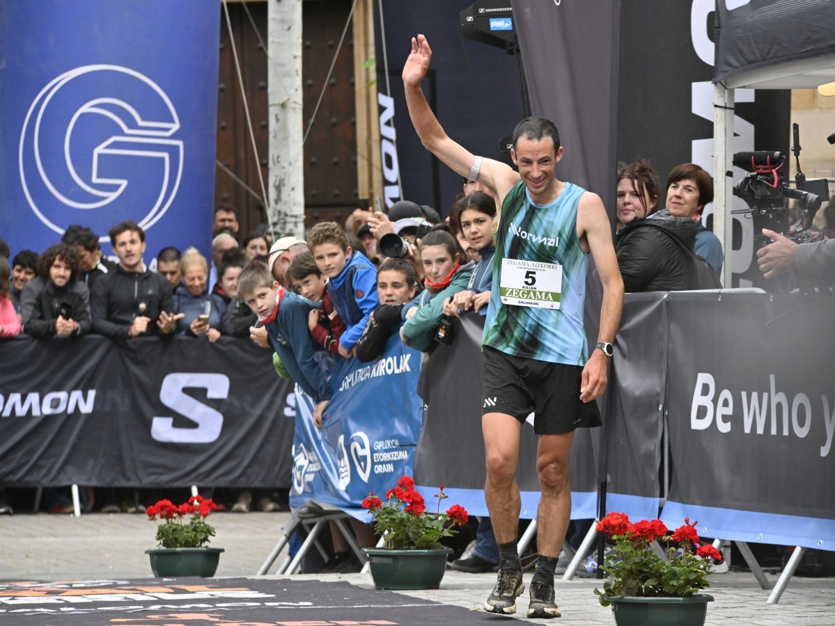 La llegada de la Zegama - Aizkorri, en imágenes