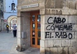 Condenan la pintada contra el jefe de la Policía local