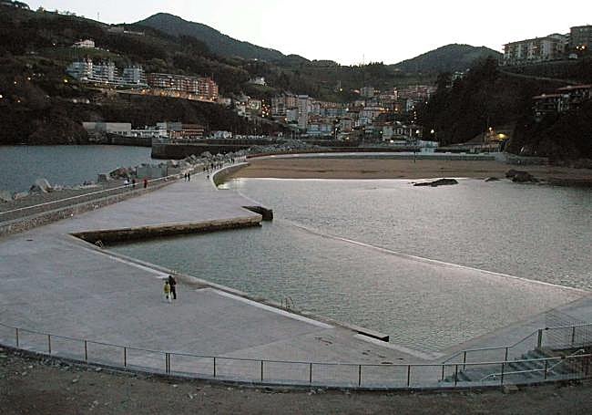 Playa de Mutriku.