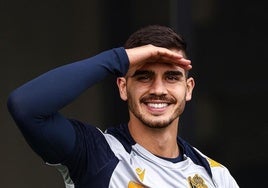 André Silva, en una de las fotos que ha subido como despedida en su Instagram.