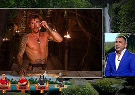 Gorka Ibarguren, durante las nominaciones de Supervivientes.