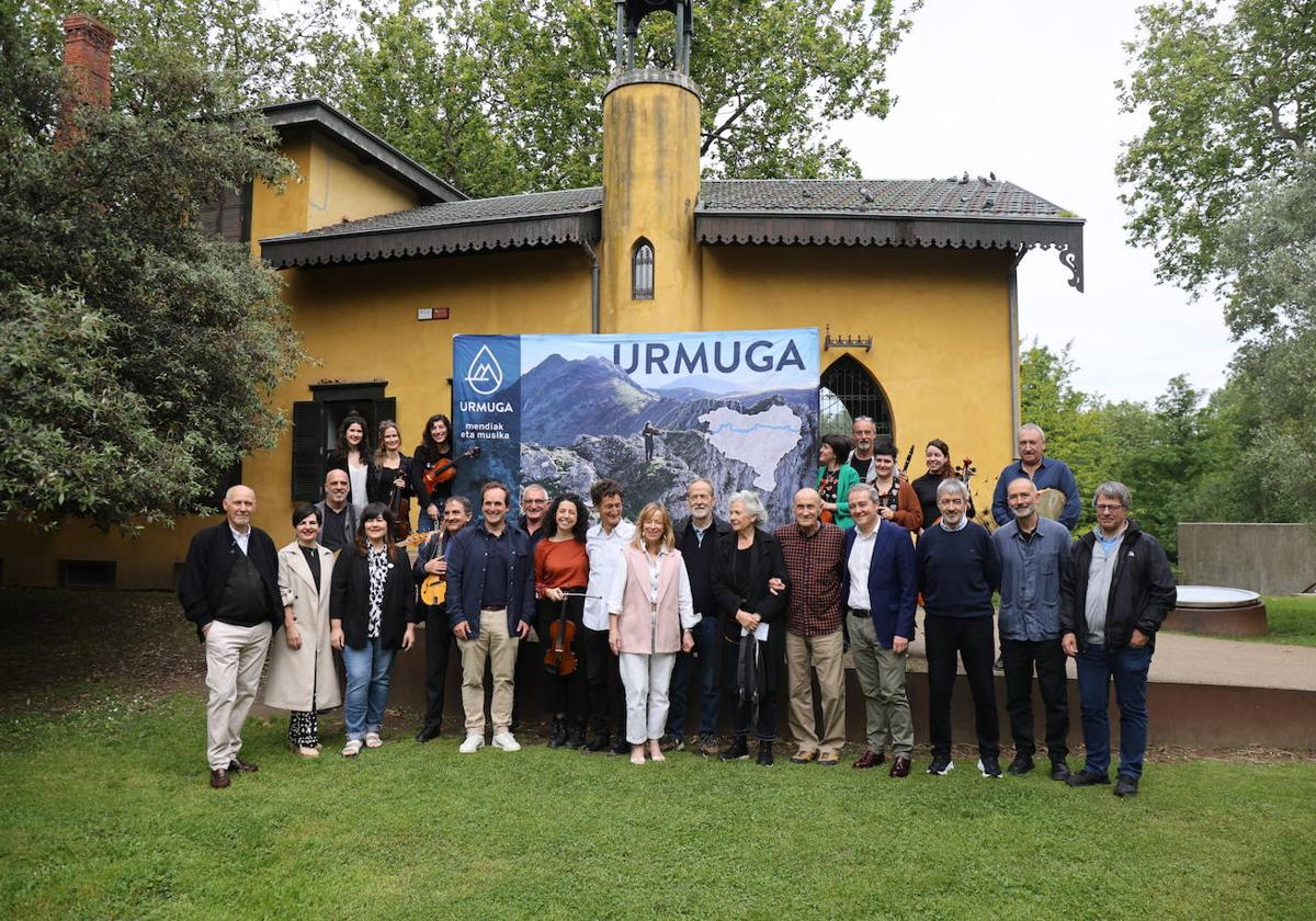 Presentación del festival Urmuga este viernes en Donostia.