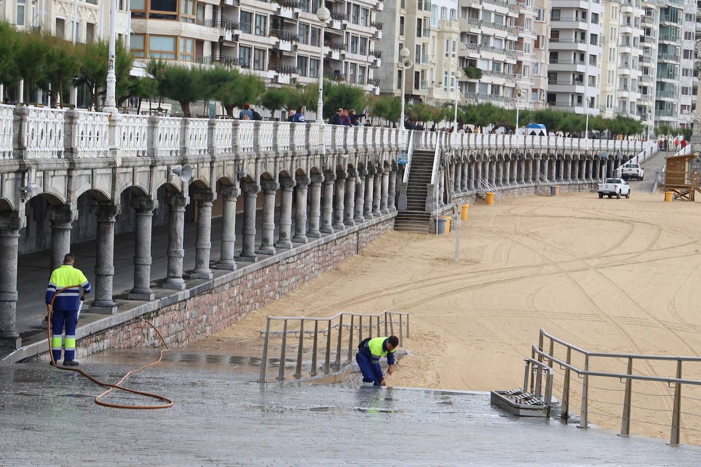 El arranque de la temporada de playas, en imágenes