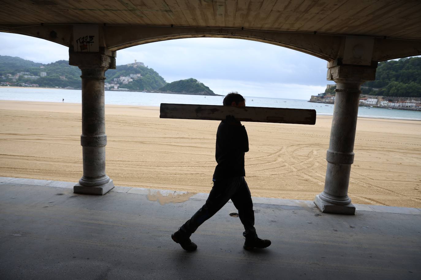 El arranque de la temporada de playas, en imágenes