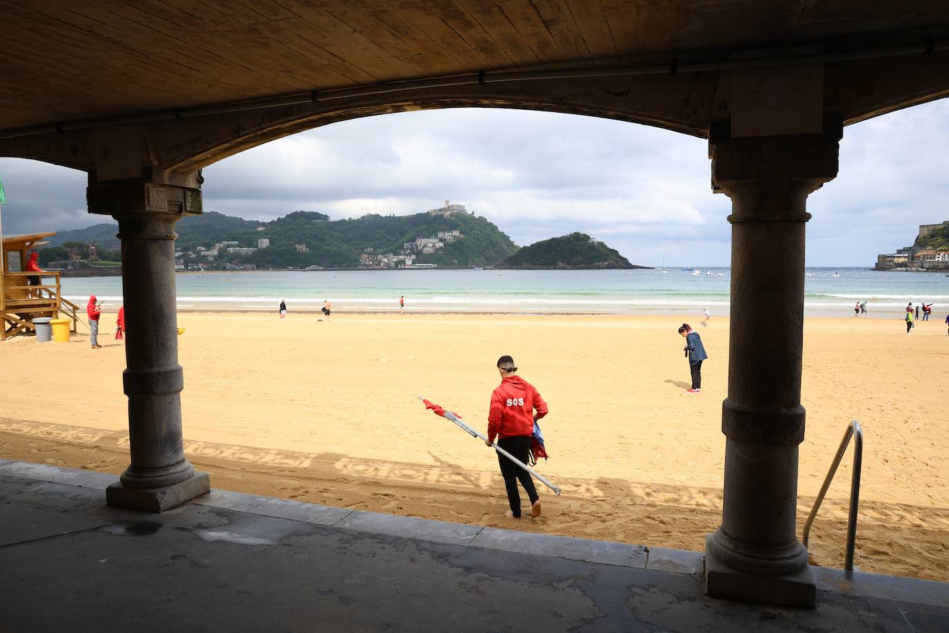 El arranque de la temporada de playas, en imágenes
